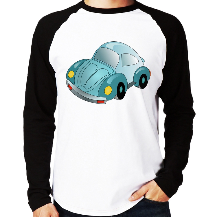 Camiseta Raglan Fusca Besouro Manga Longa