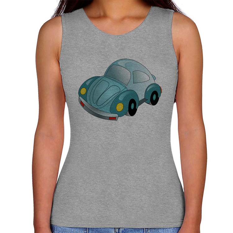 Regata Feminina Fusca Besouro - Cinza