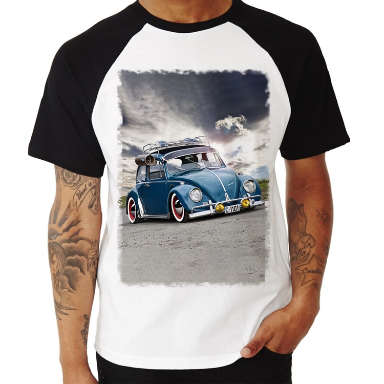 Camiseta Raglan Fusca Retrô