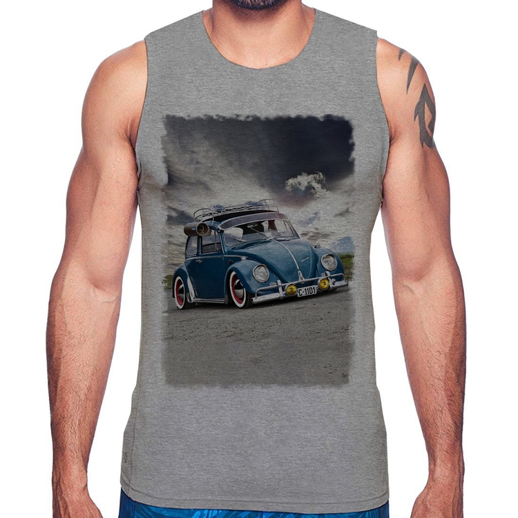 Regata Fusca Retrô - Cinza