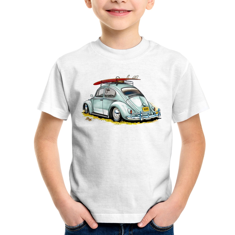 Camiseta Infantil Fusca Vintage