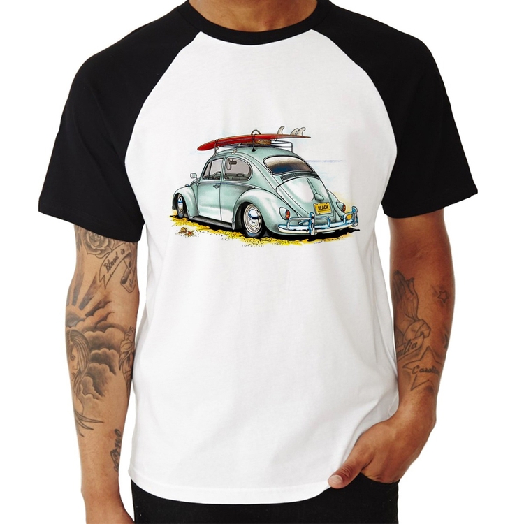 Camiseta Raglan Fusca Vintage