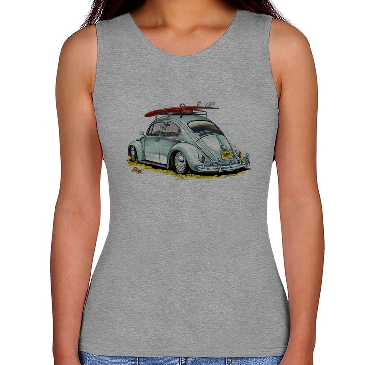 Regata Feminina Fusca Vintage - Cinza