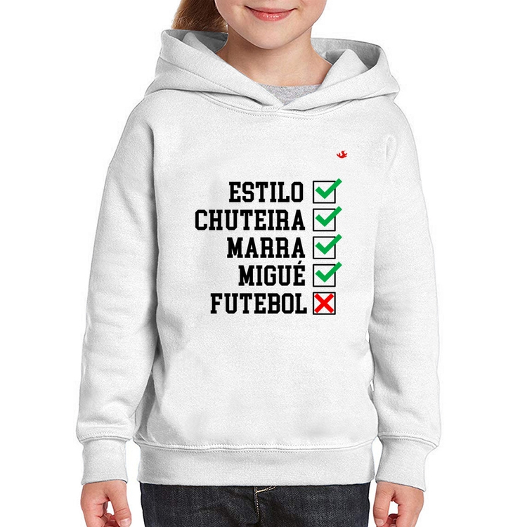 Moletom Infantil Futebol que é bom, nada