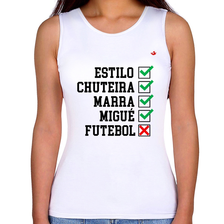 Regata Feminina Futebol que é bom, nada