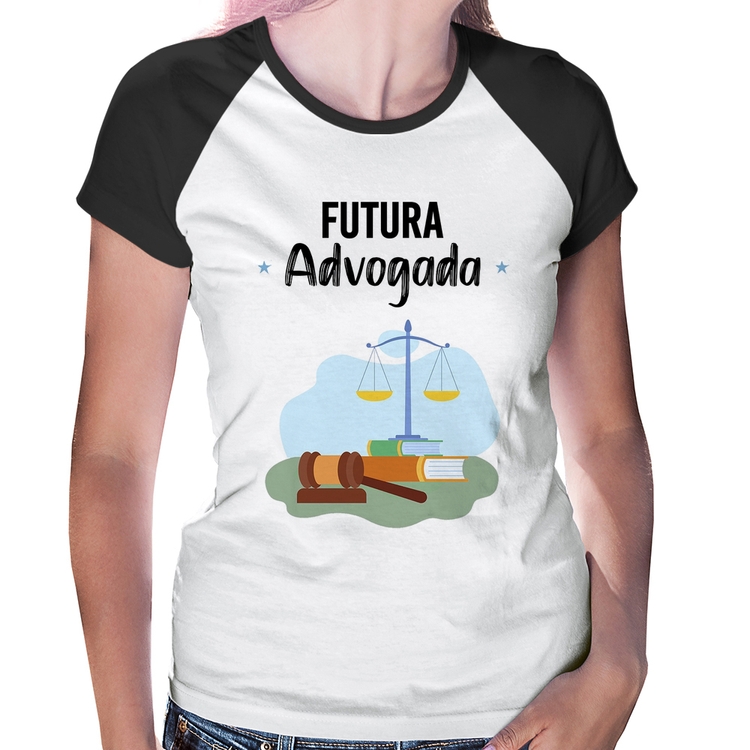 Baby Look Raglan Futura Advogada