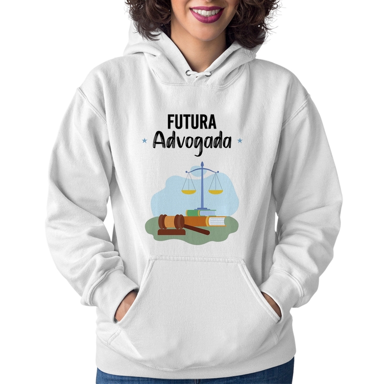 Moletom Feminino Futura Advogada - Branco