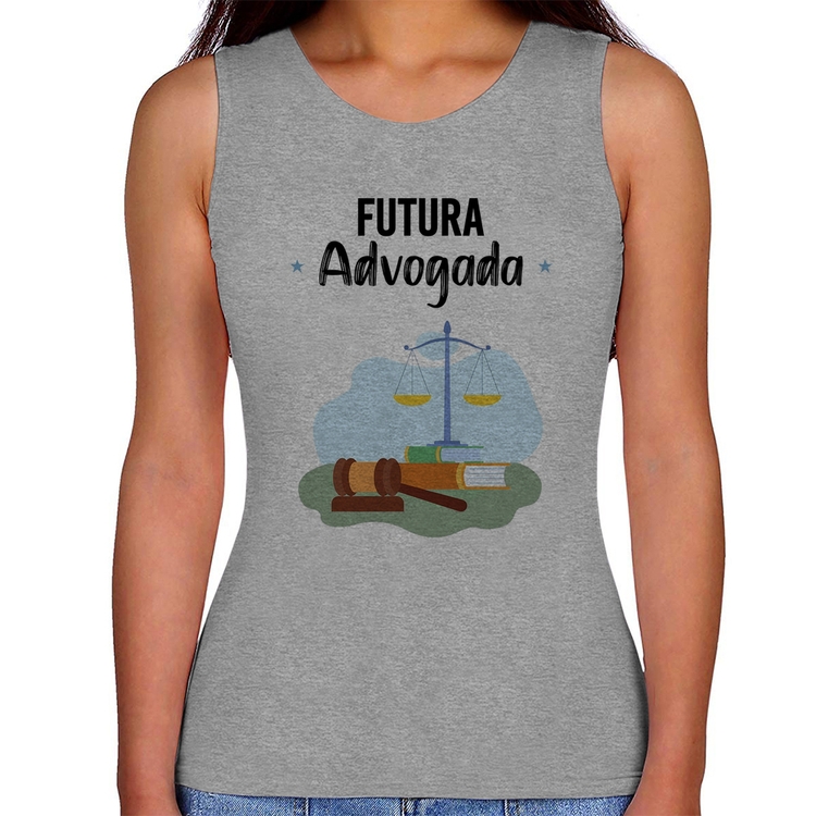Regata Feminina Futura Advogada - Cinza