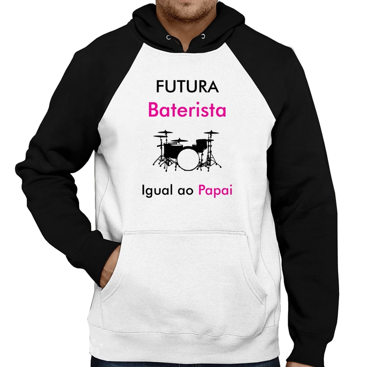 Moletom Futura Baterista Igual ao Papai
