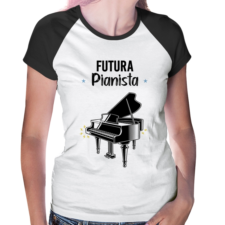 Baby Look Raglan Futura Pianista