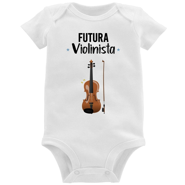Body Bebê Futura Violinista