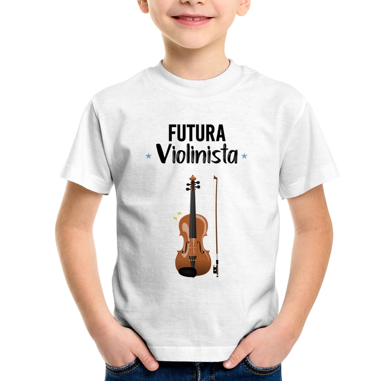 Camiseta Infantil Futura Violinista