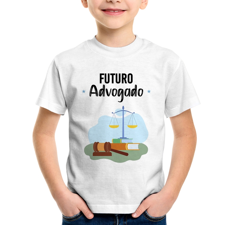 Camiseta Infantil Futuro Advogado