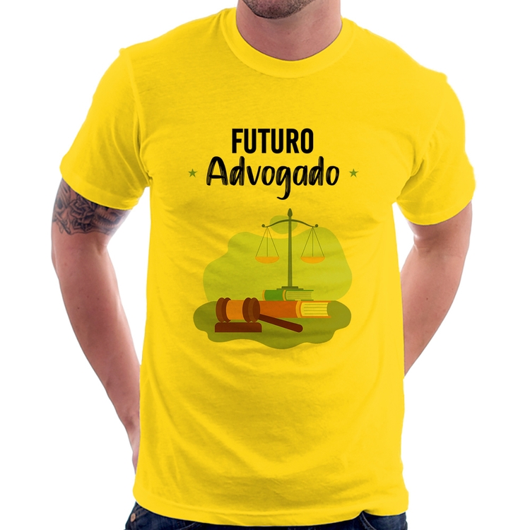 Camiseta Futuro Advogado - Amarela