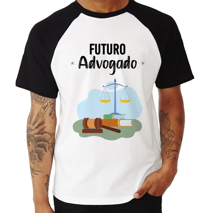 Camiseta Raglan Futuro Advogado