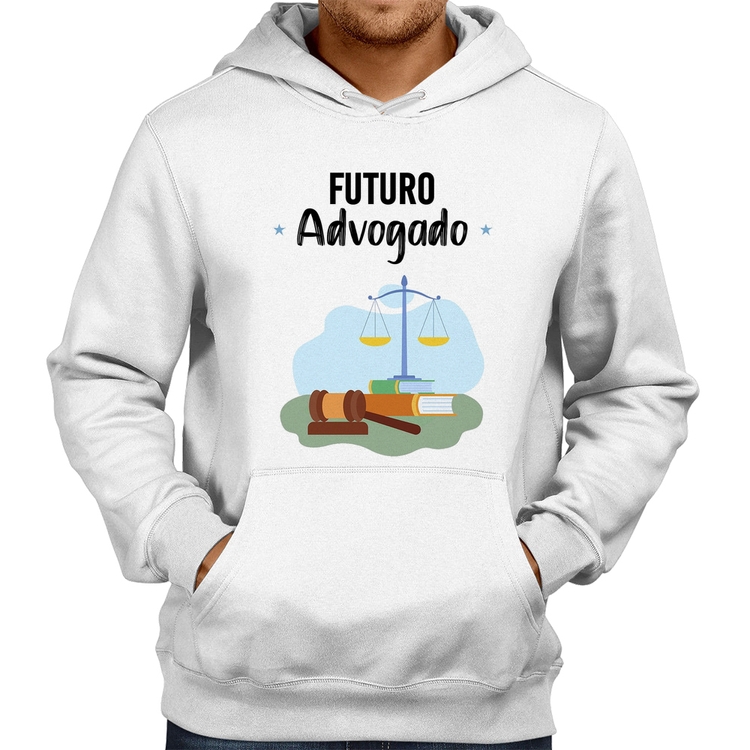 Moletom Futuro Advogado - Branco