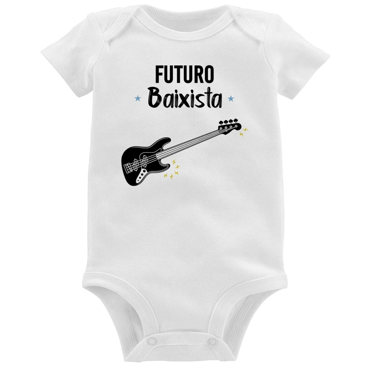 Body Bebê Futuro Baixista