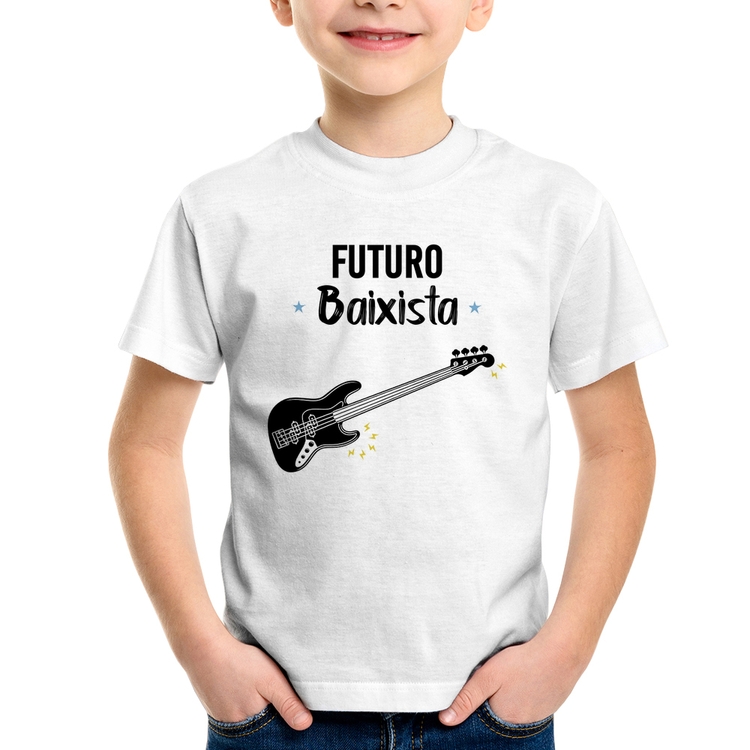 Camiseta Infantil Futuro Baixista
