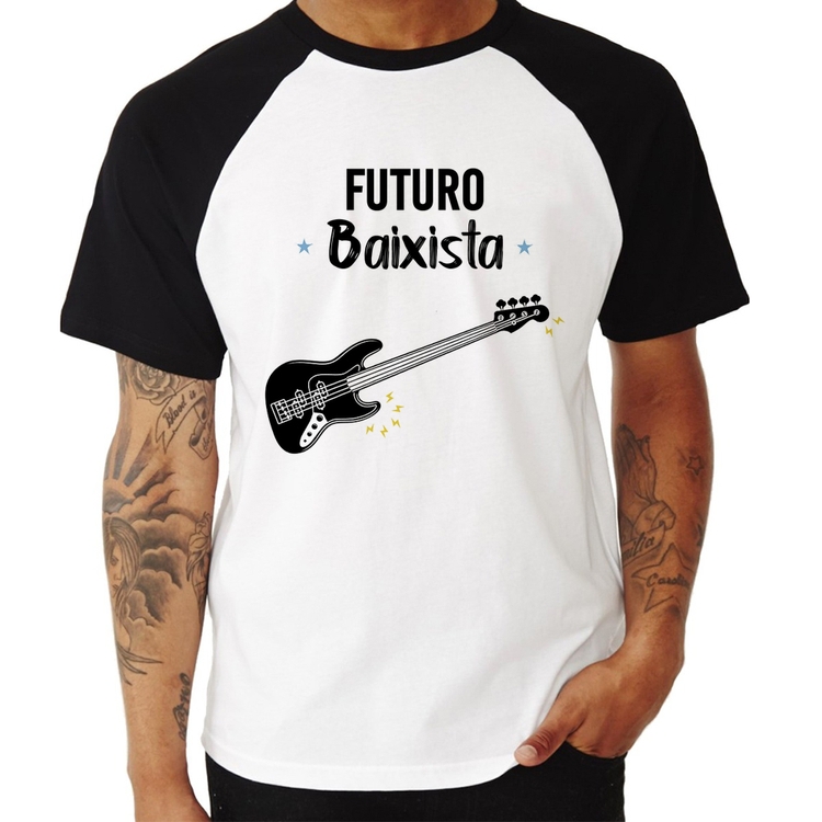 Camiseta Raglan Futuro Baixista