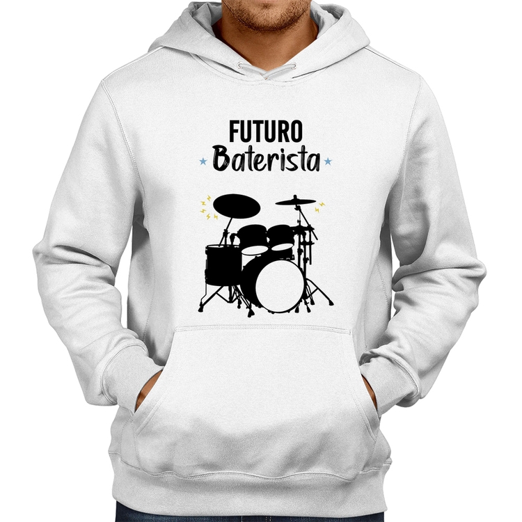 Moletom Futuro Baterista - Branco