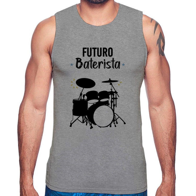 Regata Futuro Baterista - Cinza