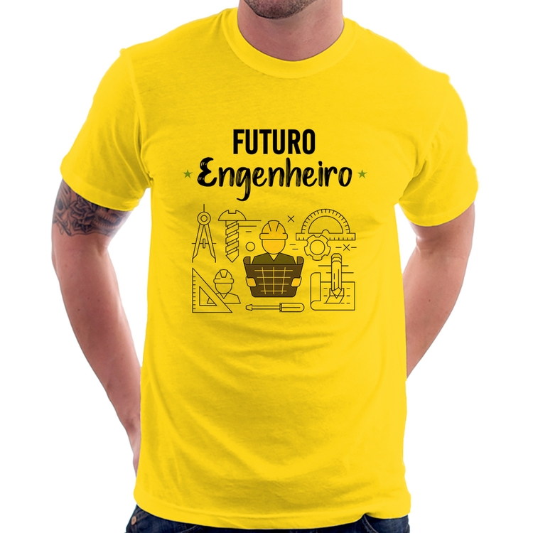 Camiseta Futuro Engenheiro - Amarela
