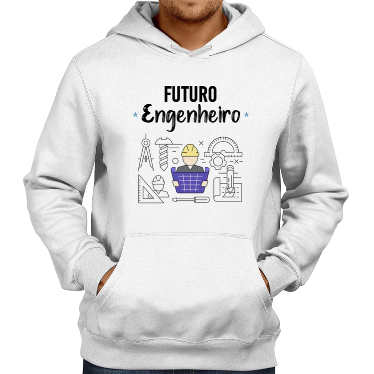 Moletom Futuro Engenheiro - Branco