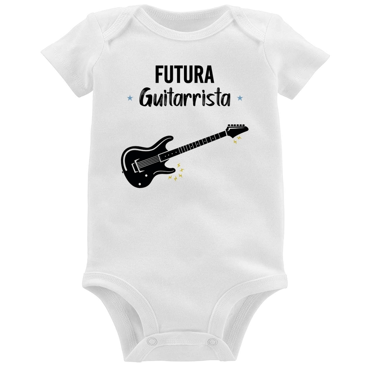 Body Bebê Futura Guitarrista