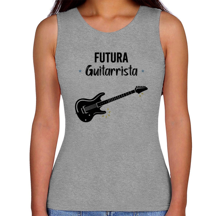 Regata Feminina Futura Guitarrista - Cinza