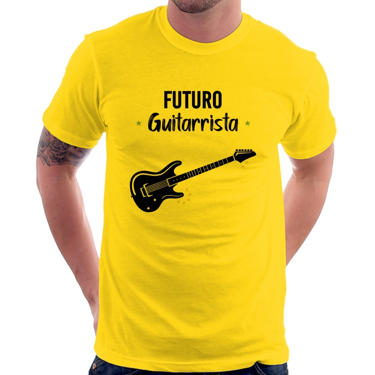 Camiseta Futuro Guitarrista - Amarela