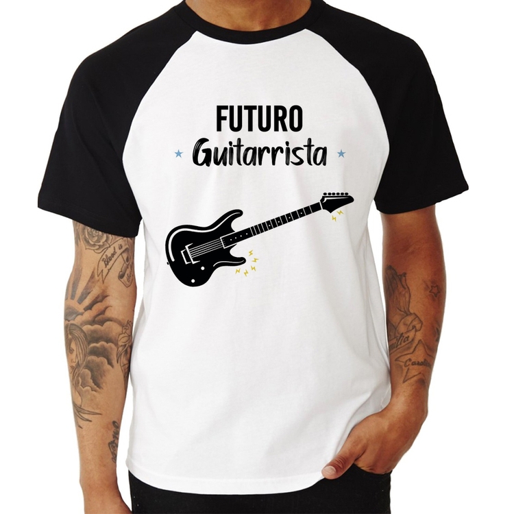 Camiseta Raglan Futuro Guitarrista