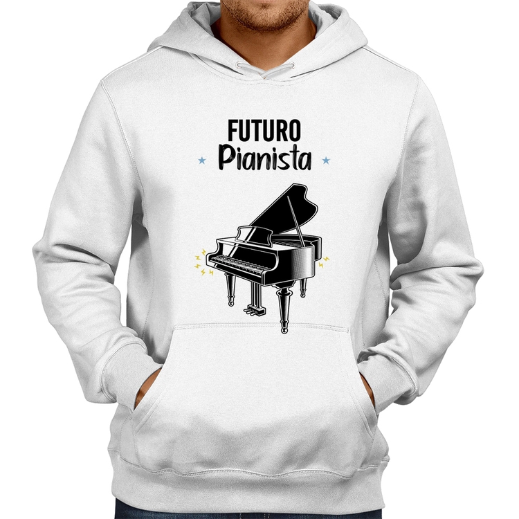 Moletom Futuro Pianista - Branco