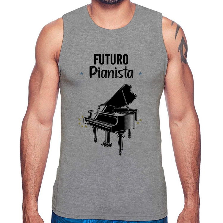 Regata Futuro Pianista - Cinza