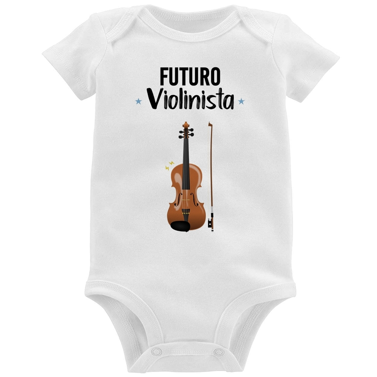 Body Bebê Futuro Violinista