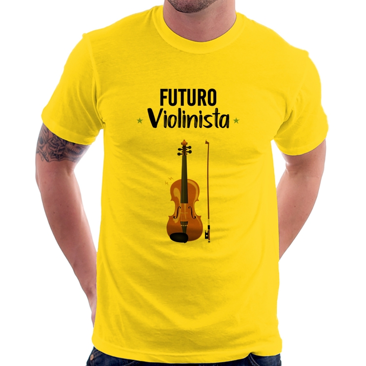 Camiseta Futuro Violinista - Amarela