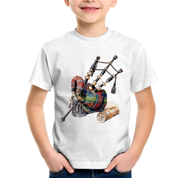 Camiseta Infantil Gaita de Foles