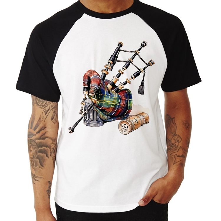 Camiseta Raglan Gaita de Foles