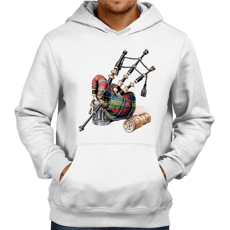 Moletom Gaita de Foles - Branco