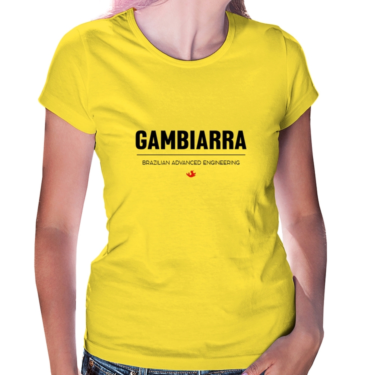 Baby Look Gambiarra - Amarela