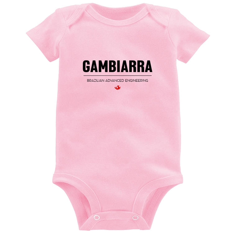 Body Bebê Gambiarra - Rosa Bebê