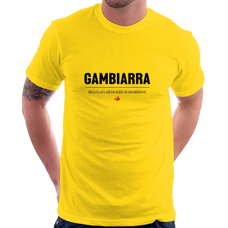Camiseta Gambiarra - Amarela