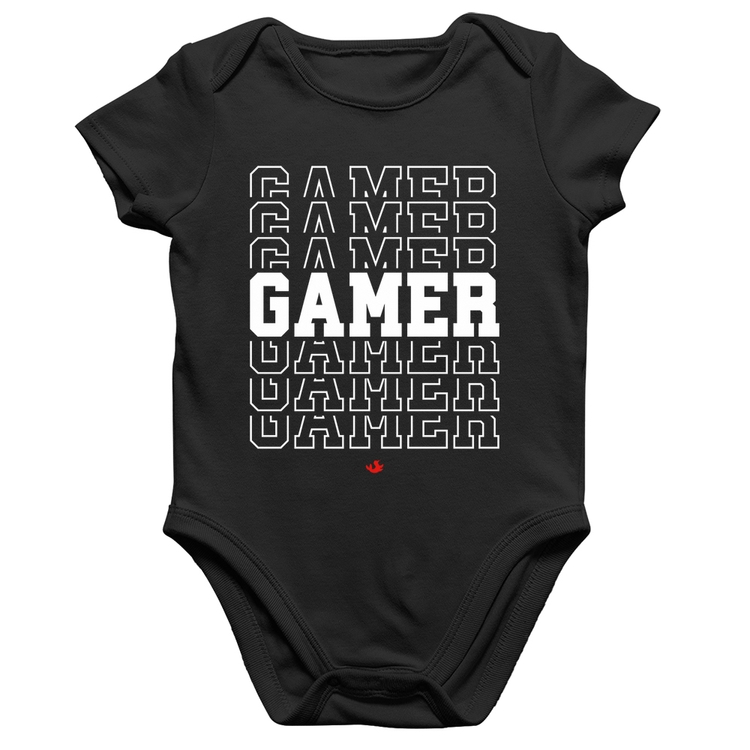 Body Bebê Algodão Gamer