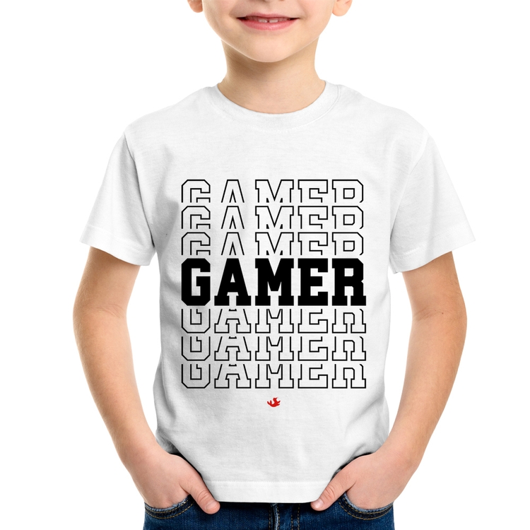 Camiseta Infantil Gamer