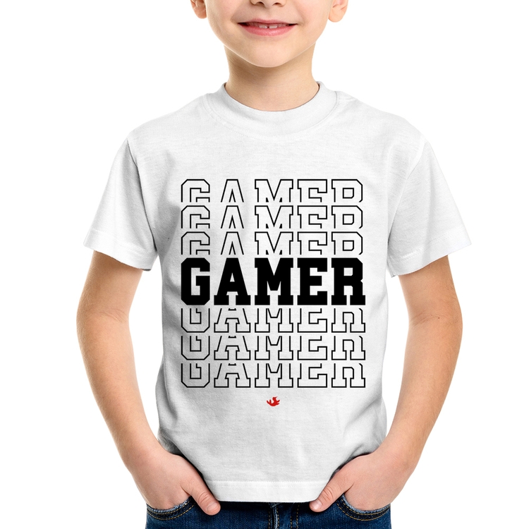 Camiseta Infantil Gamer