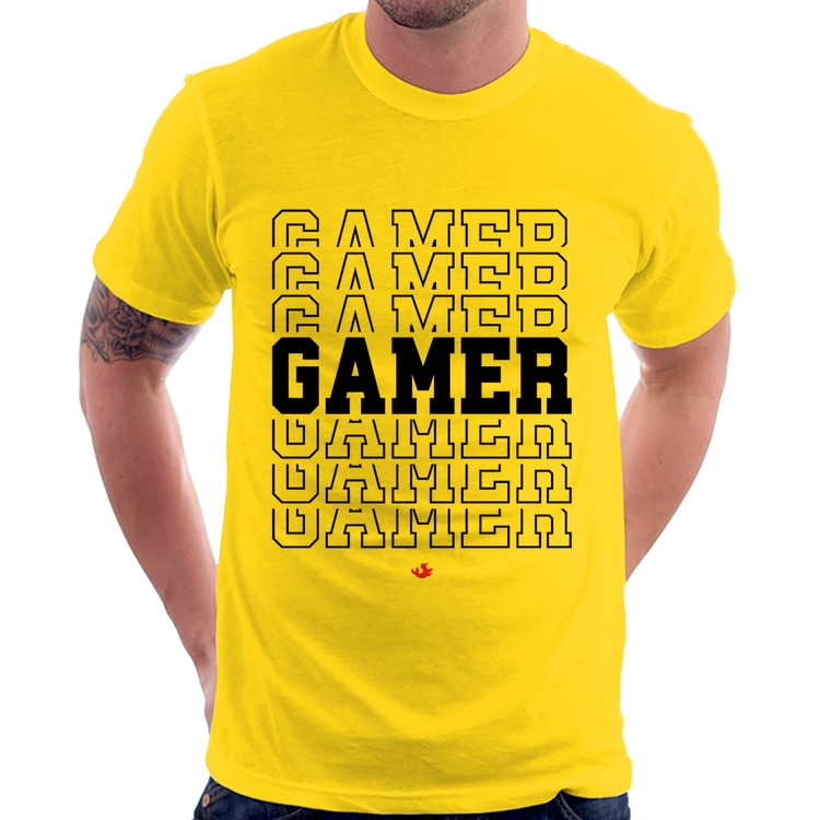 Camiseta Gamer - Amarela