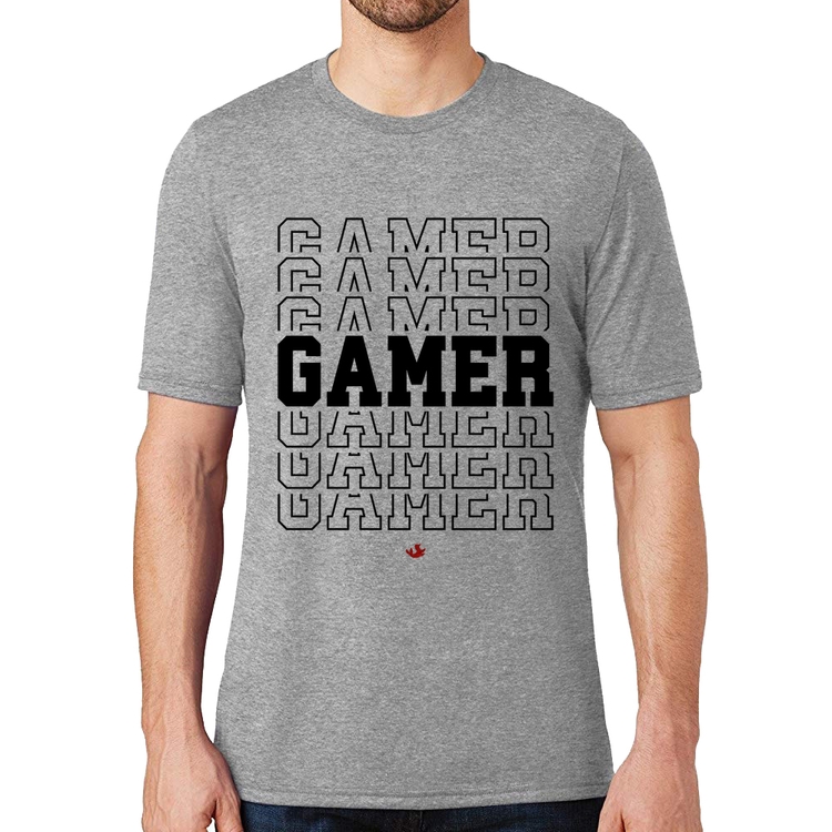 Camiseta Gamer - Cinza