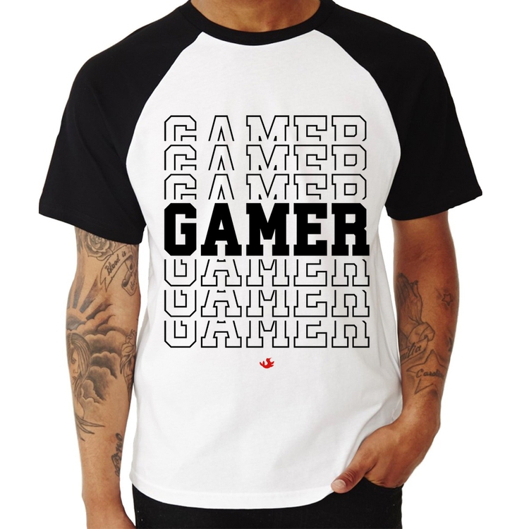 Camiseta Raglan Gamer