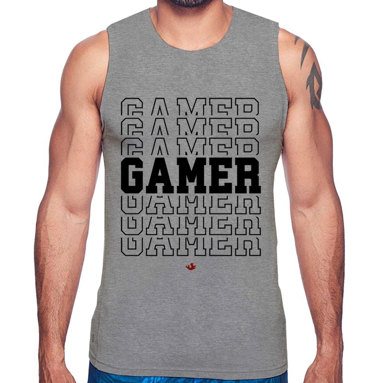 Regata Gamer - Cinza