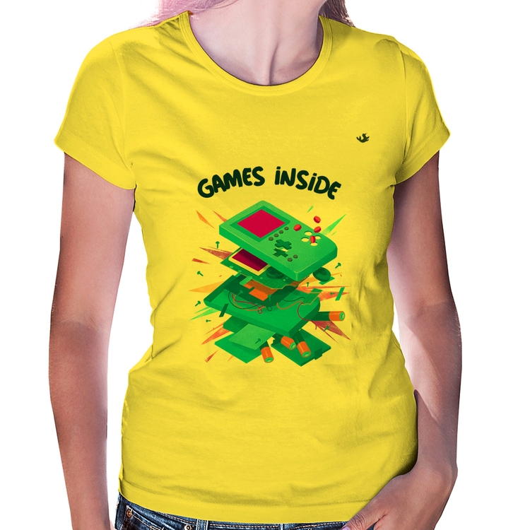 Baby Look Games Inside - Amarela