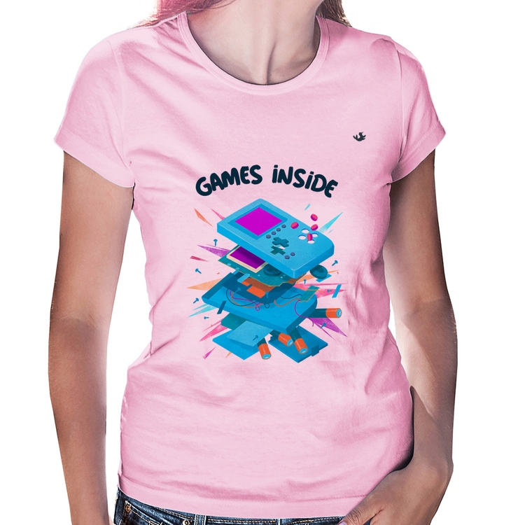 Baby Look Games Inside - Rosa Bebê